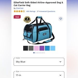 NEW + UNUSED Pet Carrier